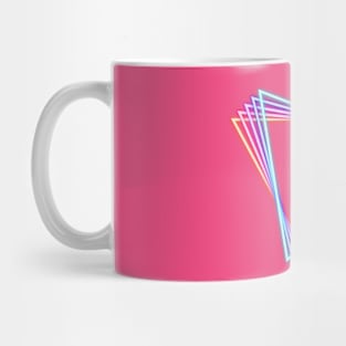 triangle rainbow Mug